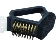 Wiltshire Bar B 3 in 1 BBQ Brush, Black