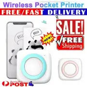 Mini Pocket Thermal Printer Bluetooth Mobile PhoWQ Label Photos Printing MachiPJ