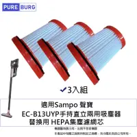 在飛比找momo購物網優惠-【PUREBURG】3入組-適用Sampo 聲寶 EC-B1