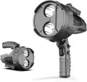 GOODSMANN Spotlight 2200 Lumen Rechargeable Handheld Spotlight with Spot & Flood