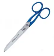 ROBERT KLAAS HANDMADE GERMAN SOLINGEN PROFESSIONAL SHEARS SCISSORS 6" BLUE
