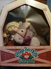 Vintage cabbage patch doll with show pony new in box