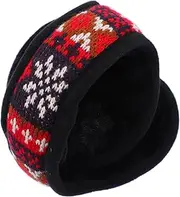 [Baluue] Knitted Earmuff for Winter Stylish Ear Warmers for Cold Weather Lightweight and Portable Ear Protection for All Ages for Outdoor Use