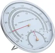 LALAFINA Indoor Temperature Hygrometer Sauna Thermometer Large Display Sauna Room Gauge