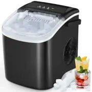 KISSAIR Countertop Ice Maker, Self-Cleaning Portable Ice Maker Machine with Hand