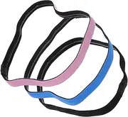 [BESPORTBLE] Elastic Fabric Sports Headband 3pcs Multisport Application Headbands for Yoga Gym Workouts Thin and Fashionable Design for Seasons