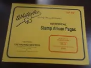 "WHITEACE" STAMP ALBUM PAGES U.S. BOOKLET PANES #BP-19,1998 FREE SHP.