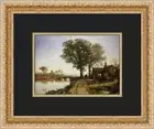 Thomas Creswick The Village Smithy Custom Framed Print