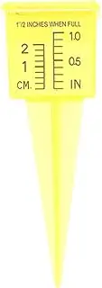 Outdoor Rain Gauge Plastic Rainwater Measuring Tool for Garden Sturdy Lawn Rain Measurement Easy Installati