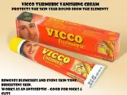 5X50 GRAM OF VICCO TURMERIC VANISHING HERBAL CREAM WITH LOWEST SHIPPING CHARGES