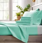 6 Piece King Size Sheets Set - 100% Viscose Made from Bamboo Sheets King Size