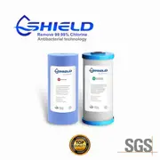 10" x 4.5" Big Blue Nano Silver Sediment Coconut Carbon Water Filter Cartridges