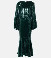 [Rotate] Rotate Sequined maxi dress AU 10 green