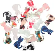 [SHINEOFI] Diy Cat Charms Set 20pcs Animal Charms for Jewelry Making for Earring Bracelet Decor Random