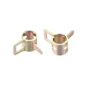 Steel Band Clamp 7mm Hose Tube Spring Clips Clamp Manganese Steel 50Pcs