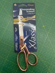 Dressmaking scissors Rose Gold 215mm all metal Klasse