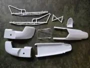 AMT 1/25 DRAGSTER,FRAME BODY AND RELATED PARTS