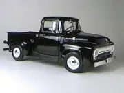 1:18 Ertl Ford F-100 '56 Stock 272-CID vermilion red or black NIB
