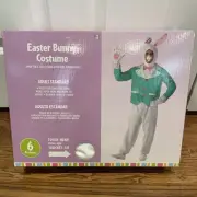 Easter Bunny Costume 6 Piece Adult Standard OSFA Cosplay Easter Costume NEW