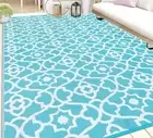 Outdoor Rug 6'x9' for Patios Waterproof Clearance Reversible Patio Mat