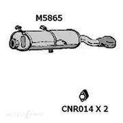 Redback Mufflers Bolt-On to suit Peugeot 306 Cabrio 10/94> RM - M5865