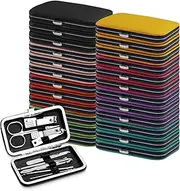 Manicure Set Bulk, Nail Clippers Kit Stainless Steel Fingernail Clippers Set, Sturdy Nail Tip Cutter Trimmers Professional Grooming Toenail Clippers Personal Pedicure Kits Gift (8-48)