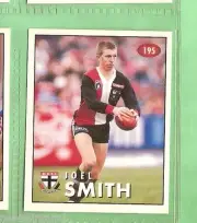 1996 AFL SELECT STICKER #195 JOEL SMITH, ST KILDA SAINTS