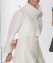 BURDA pattern 7632 JACKET stole PLUS SIZES Sz 18 20 22 24 26 28 30 UNCUT UNUSED