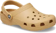 Crocs Classic Clogs Roomy Fit Sandal Clog Sandals Slides Waterproof in Wheat