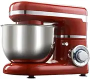 Stand Mixer, 4QT Kitchen Electric Mixer, Tilt-Head Food Dough 6-Speed with Whisk, Dough Hook, Mixing Beater & Splash Guard for Baking, Cake, Cookie, Kneading