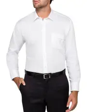 [Van Heusen] Poplin Business Shirt in White