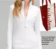 Lululemon women's Size 4 White Define Zip Jacket LUON with secure pockets New
