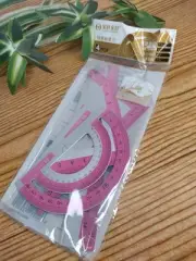 4 Piece Geometry Set Pink