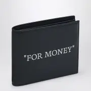 [Off-White™] For Money bi-fold black wallet One size Black
