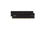 Crucial Pro 32Gb 2X16Gb Ddr5 Udimm 6000Mhz Cl48 Black Heat Spreader