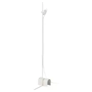 HÅRSLINGA floor lamp, white