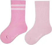 [Sterntaler] Coolmax Rib Socks Double Pack - Baby and Children's Socks Short - Classic Ribbed Structure - Sports Socks - Climate Regulating - Optimal Fit - Pack of 2 Girls Stockings