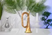 Solid Copper & Brass Bugle| US Military Cavalry Horn | Musical Instrument