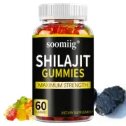 Shilajit Supplement Brain Health Support Balance Energy Levels 30 To 60 Gummies