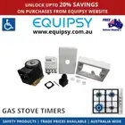 Gas Stove Timer Gas Cooktop Automatic Shut Off System Kit Cooking Safety Switch