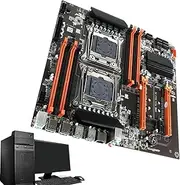 Generic X99 Motherboard, 256GB DDR4, LGA 2011, High-Performance Gaming/Workstation PC Mainboard, USB 3.0, 24-Pin Power, PCIe Graphics, 6 SATA, 8 USB, 1 Ethernet Ports
