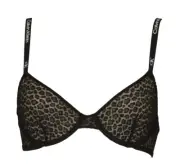 CK CALVIN KLEIN woman bra with underwire soft logoed lace article QF7173E uniled