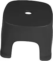 LABRIMP Bathroom Stool Black Toilet Training Seat Boys and Girls Step Stool for Toddlers