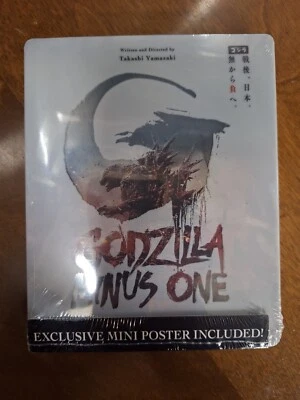 GODZILLA MINUS ONE 4k STEELBOOK 2024** SHIPS BOXED **
