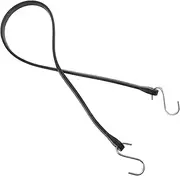 BUGUUYO Heavy Duty Rubber Bungee Cord with Dual Hooks Elastic Tie Down Strap for Truck and Cargo Securely Fasten Tarps Portable and Multifunctional Car Straps