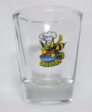 Honey Nut Cheerios Logo on Clear Shot Glass