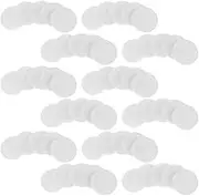 200pcs Aromatherapy Refill Pads Cotton Essential Oil Diffuser Pads for Necklace Replaceable Round Cotton Pads for Diffuser Accessories