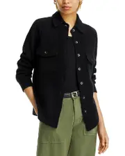 Aqua Cashmere Button Down - Exclusive