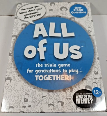 All Of Us Trivia Card Game Questions What do you Meme Brand New Sealed