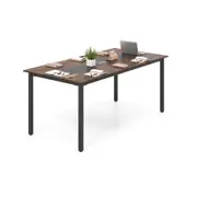 Giantex 180cm Conference Table Rectangle Computer Desk w/Cable Grommet Meeting Room Office